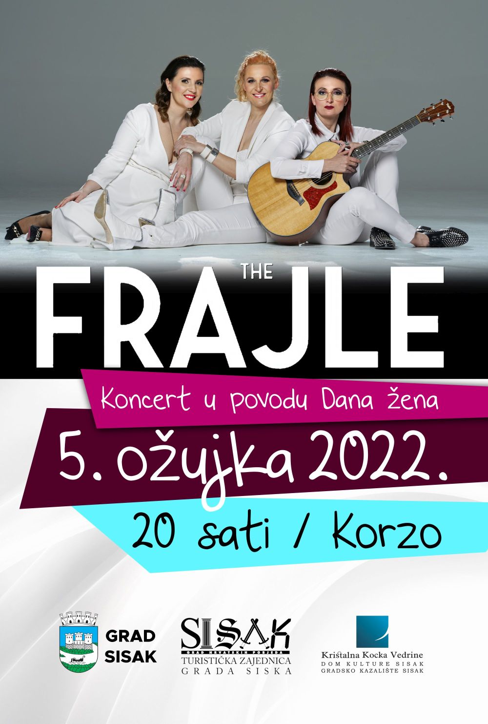 The Frajle u subotu, 5. ožujka, na Korzu The Frajle u subotu, 5. ožujka, na Korzu