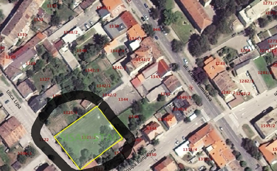 Nova lokacija budućeg sjedišta doma 