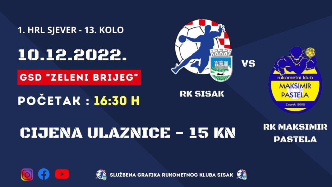 Rukometaši za kraj prvog dijela sezone ugošćuju Maksimir Rukometaši za kraj prvog dijela sezone ugošćuju Maksimir