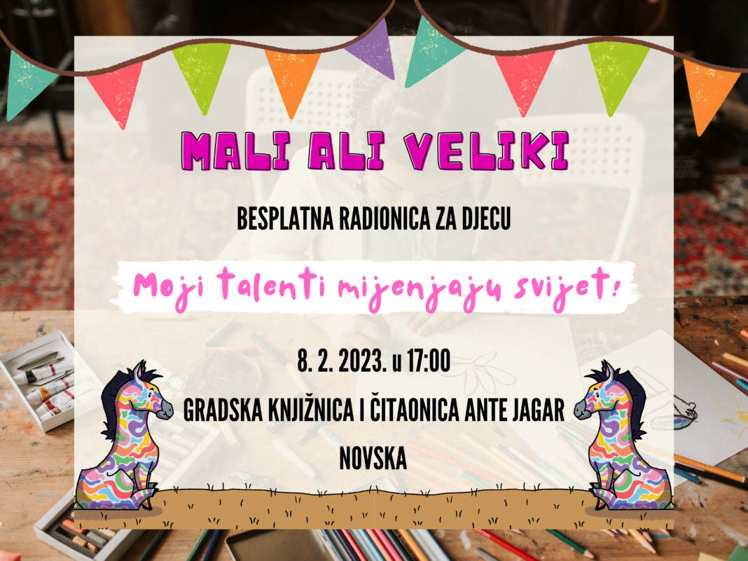 Djeca talentima grade knjižnicu u Petrinji Djeca talentima grade knjižnicu u Petrinji