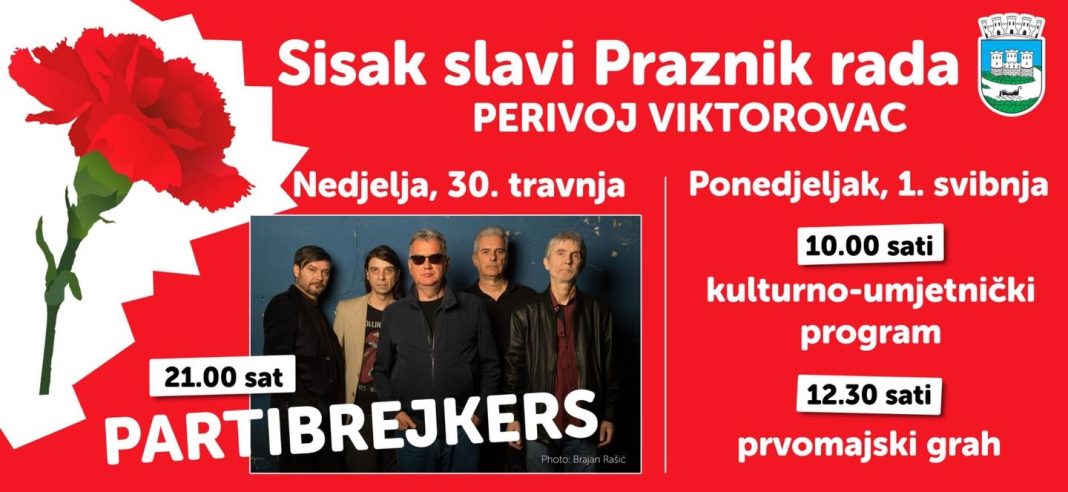 Partibrejkers u Sisku 30. travnja Partibrejkers u Sisku 30. travnja