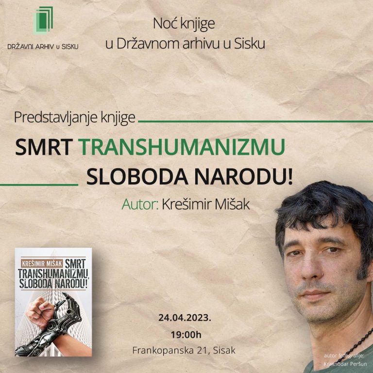 Predstavljanje nove knjige Krešimira Mišaka u Sisku
