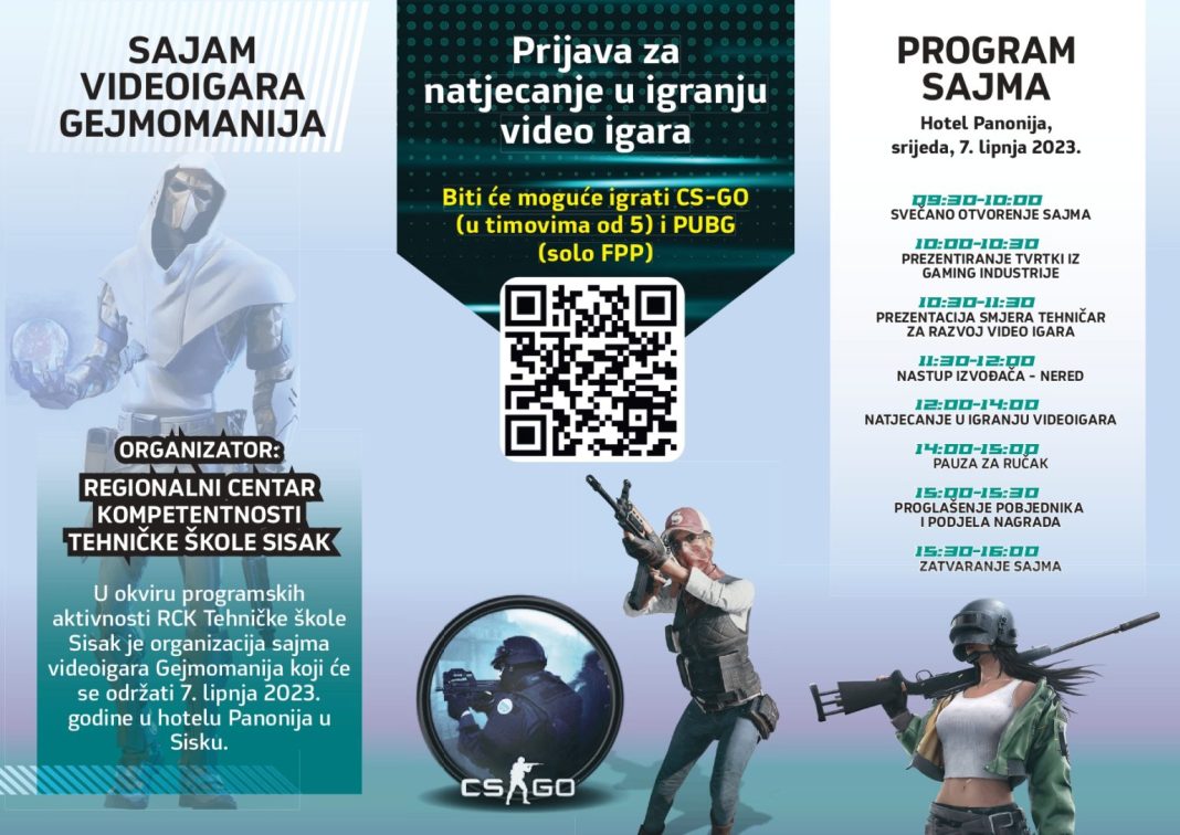 GEJMOMANIJA: Prvi sajam video igara 7. lipnja u Sisku GEJMOMANIJA: Prvi sajam video igara 7. lipnja u Sisku
