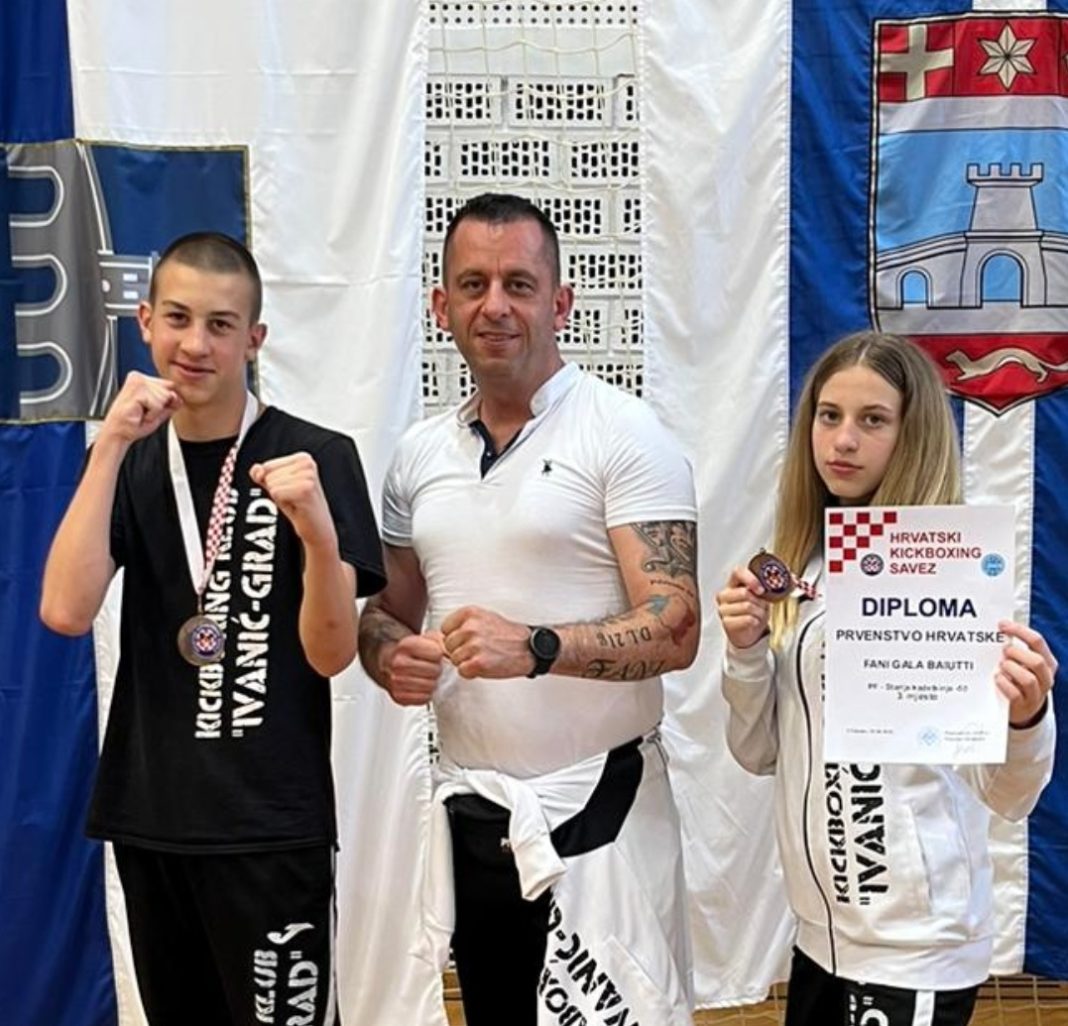 Fani i Noa Baiutti osvajači medalja na prvenstvu Hrvatske u kickboxingu Fani i Noa Baiutti osvajači medalja na prvenstvu Hrvatske u kickboxingu
