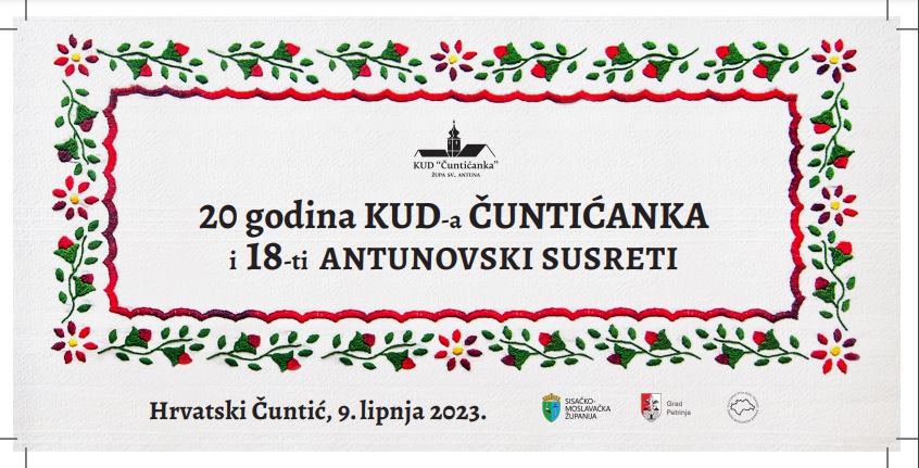 Svečana proslava 20. godišnjice KUD-a “Čuntićanka” i 18. Antunovski susreti Svečana proslava 20. godišnjice KUD-a “Čuntićanka” i 18. Antunovski susreti