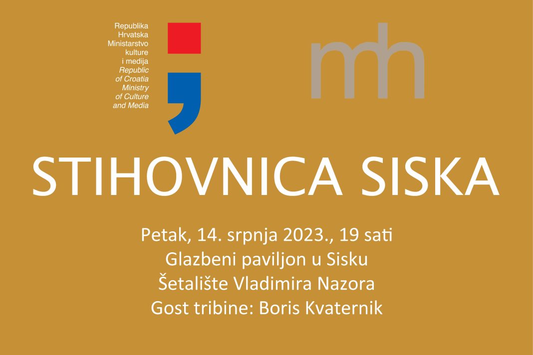 U petak je nova Stihovnica Siska U petak je nova Stihovnica Siska