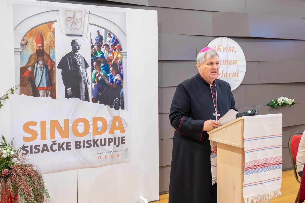 Otvorena zasjedanja Sinode Sisačke biskupije Otvorena zasjedanja Sinode Sisačke biskupije