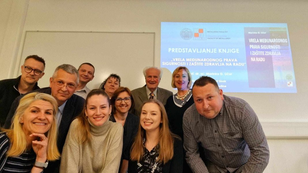 U Sisku predstavljena knjiga “Vrela međunarodnog prava sigurnosti i zaštite zdravlja na radu” U Sisku predstavljena knjiga “Vrela međunarodnog prava sigurnosti i zaštite zdravlja na radu”