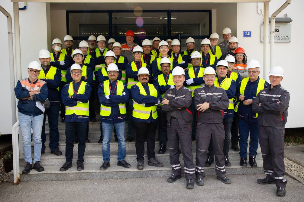 Lideri svjetske proizvodnje čelika posjetili ABS Sisak Lideri svjetske proizvodnje čelika posjetili ABS Sisak