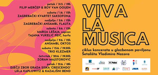 Izvrsni koncerti u Sisku u sklopu ciklusa VIVA LA MUSICA Izvrsni koncerti u Sisku u sklopu ciklusa VIVA LA MUSICA