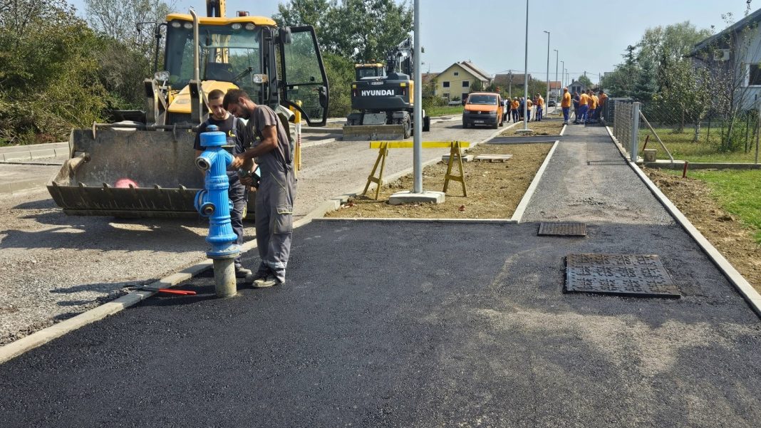 Uređuje se Ulica Lavoslava Ružičke Uređuje se Ulica Lavoslava Ružičke