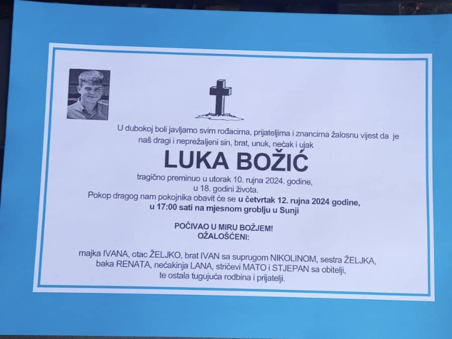 Preminuo i drugi mladić stradao u teškoj prometnoj nesreći u Sunji Preminuo i drugi mladić stradao u teškoj prometnoj nesreći u Sunji