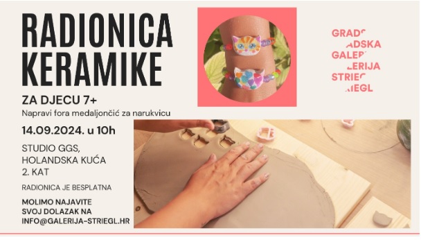 Radionica izrade medaljončića od gline za djecu od 7 do 14 godina Radionica izrade medaljončića od gline za djecu od 7 do 14 godina