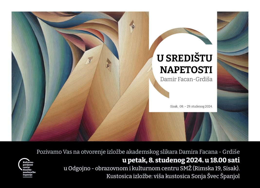 Izložba akademskog umjetnika Damira Facana-Grdiše u Odgojno-obrazovnom i kulturnom centru SMŽ Izložba akademskog umjetnika Damira Facana-Grdiše u Odgojno-obrazovnom i kulturnom centru SMŽ