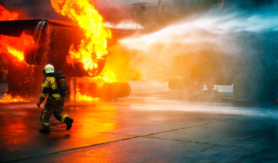 Požar na kutinskom području Firefighters training