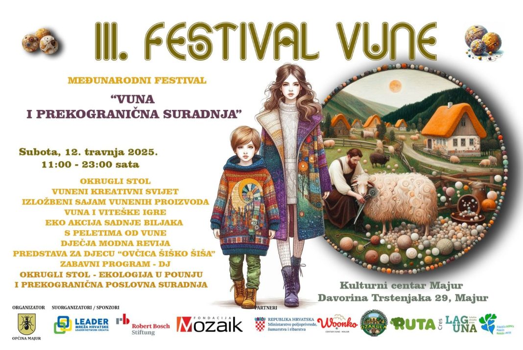 3. festival vune u Majuru ovoga vikenda 3. festival vune u Majuru ovoga vikenda