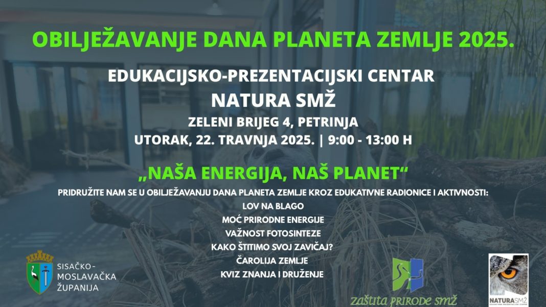 Obilježavanje Dana planeta zemlje u centru Natura SMŽ i Ekološkom centru Vrata Zrinske gore Obilježavanje Dana planeta zemlje u centru Natura SMŽ i Ekološkom centru Vrata Zrinske gore