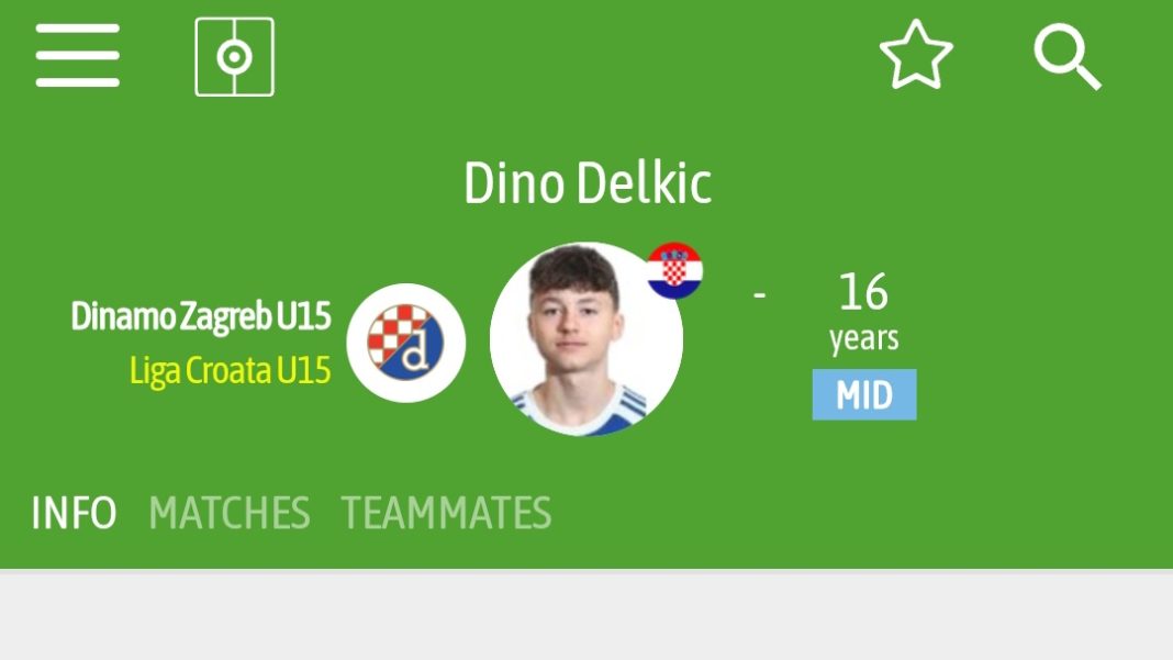 Siščanin Dino Delkić iz Dinama prelazi u Milan Siščanin Dino Delkić iz Dinama prelazi u Milan