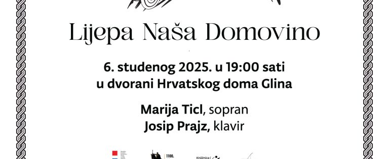 Koncert povodom 1100. obljetnice Hrvatskog Kraljevstva u Glini