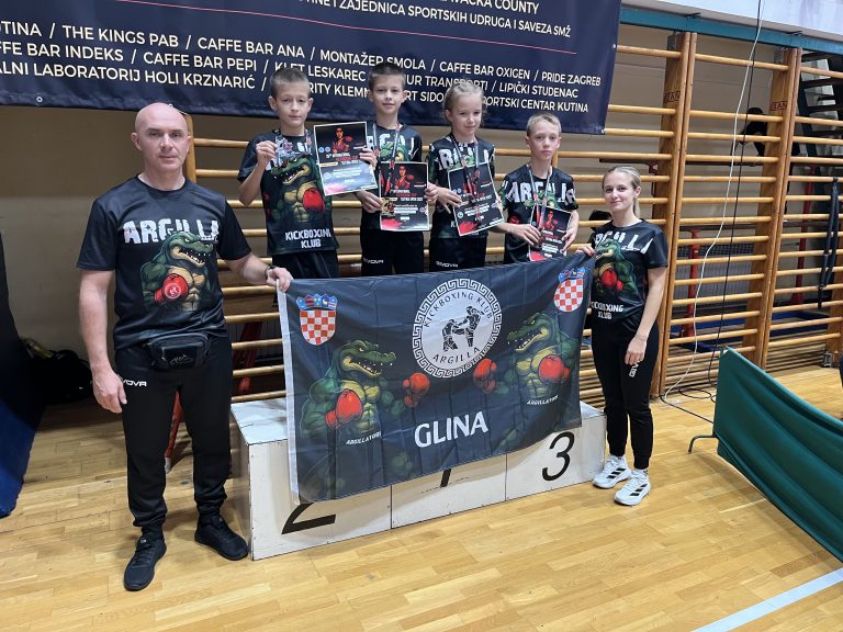 Odličan nastup glinskih sportaša na 26. kickboxing turniru „Kutina open 2025.“