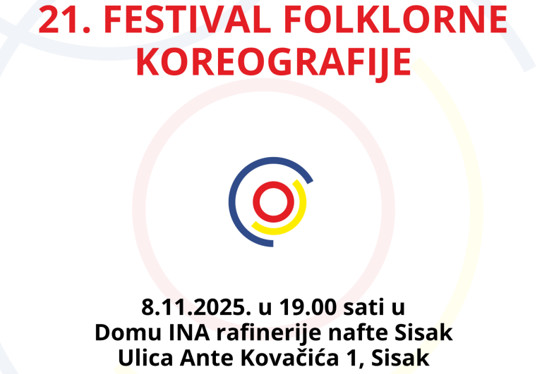 21. Festival folklorne koreografije održava se u Sisku