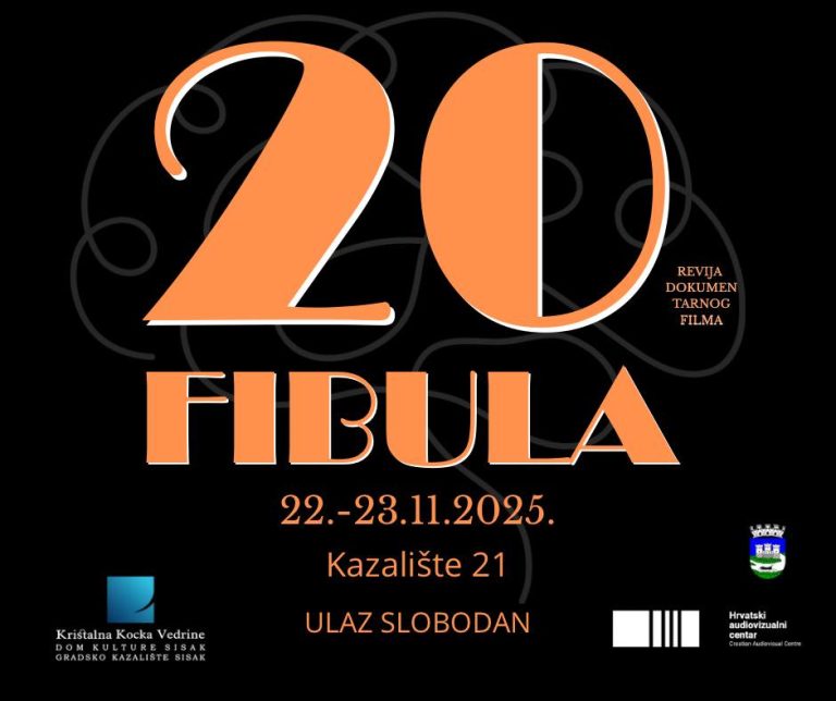 Za vikend u Sisku 20. Revija dokumentarnog filma Fibula