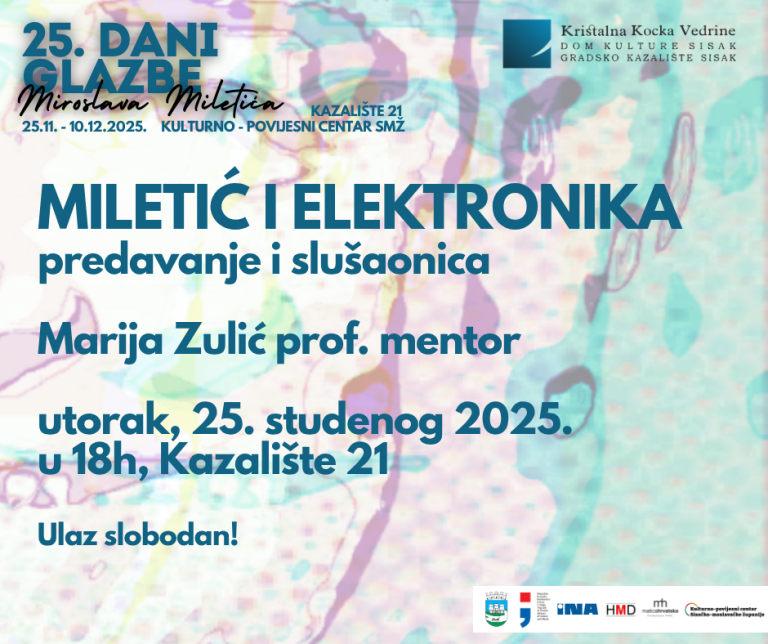Predavanje i slušaonica pod nazivom “Miletić i elektronika”