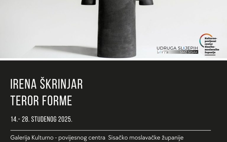 Izložba „Teror forme“ akademske kiparice Irene Škrinjar