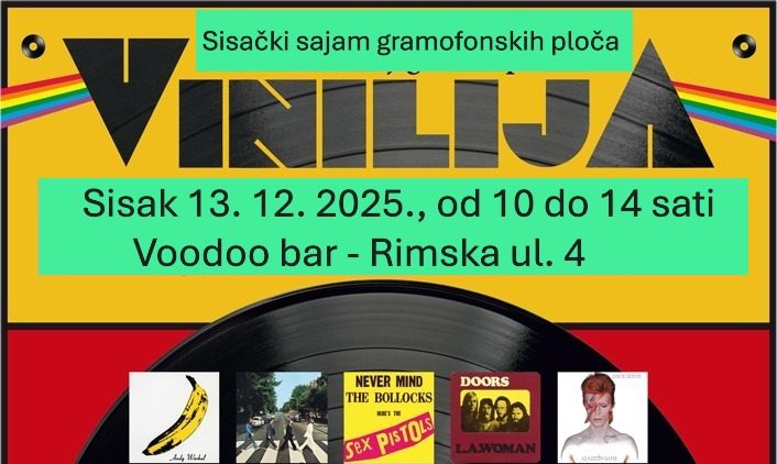 Sajam gramofonskih ploča u Voodoo baru Sajam gramofonskih ploča u Voodoo baru