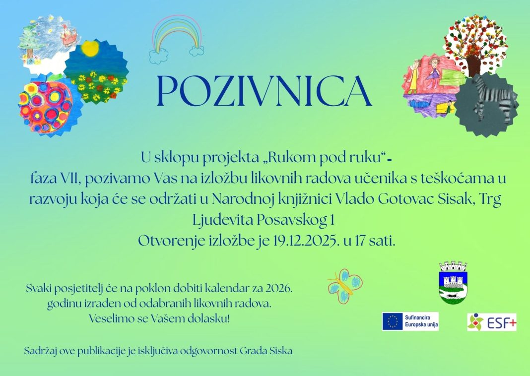 Izložba likovnih radova – Rukom pod ruku Izložba likovnih radova – Rukom pod ruku