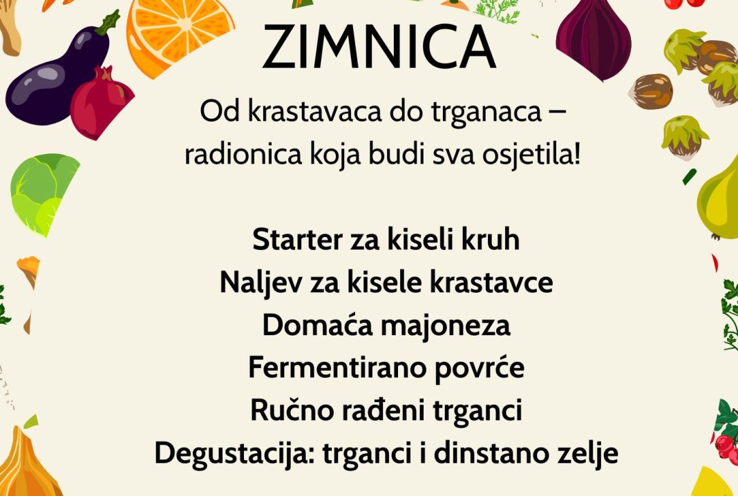 Prijavite se za radionicu izrade zimnice! Prijavite se za radionicu izrade zimnice!