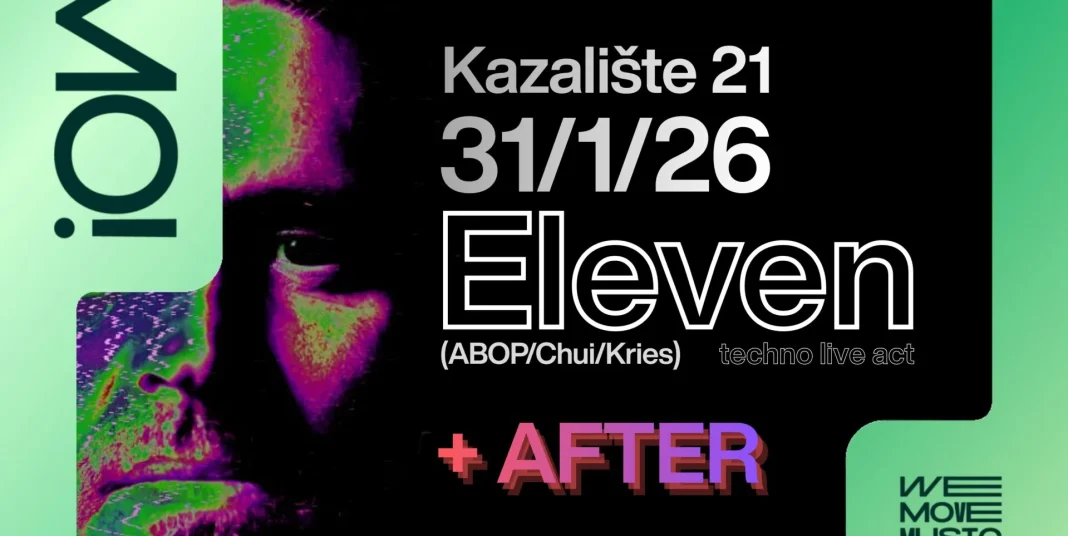 AJMO!: ELEVEN – mindful techno večer u Kazalištu 21 AJMO!: ELEVEN – mindful techno večer u Kazalištu 21
