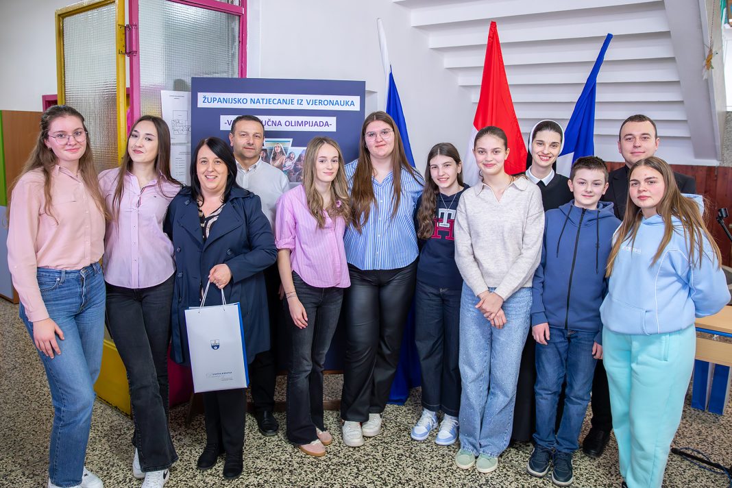 Održano županijsko natjecanje iz vjeronauka Održano županijsko natjecanje iz vjeronauka