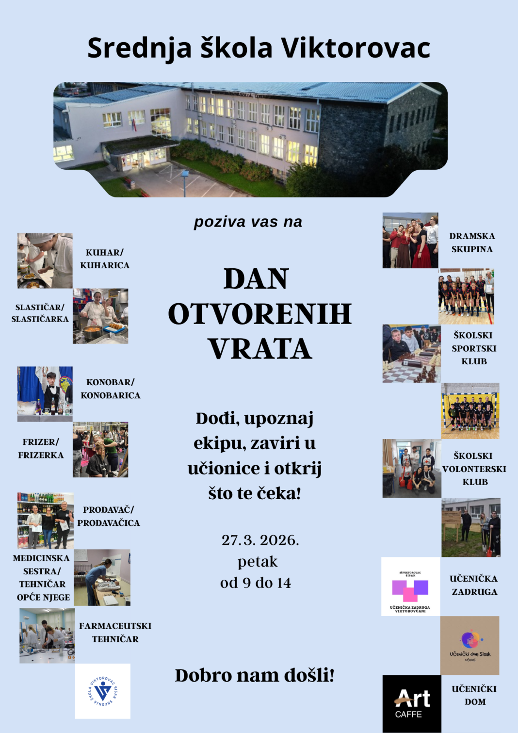 U petak je Dan otvorenih vrata Srednje škole Viktorovac U petak je Dan otvorenih vrata Srednje škole Viktorovac