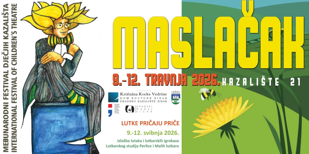 Od 9. travnja 28. Međunarodni festival dječjih kazališta Maslačak Od 9. travnja 28. Međunarodni festival dječjih kazališta Maslačak