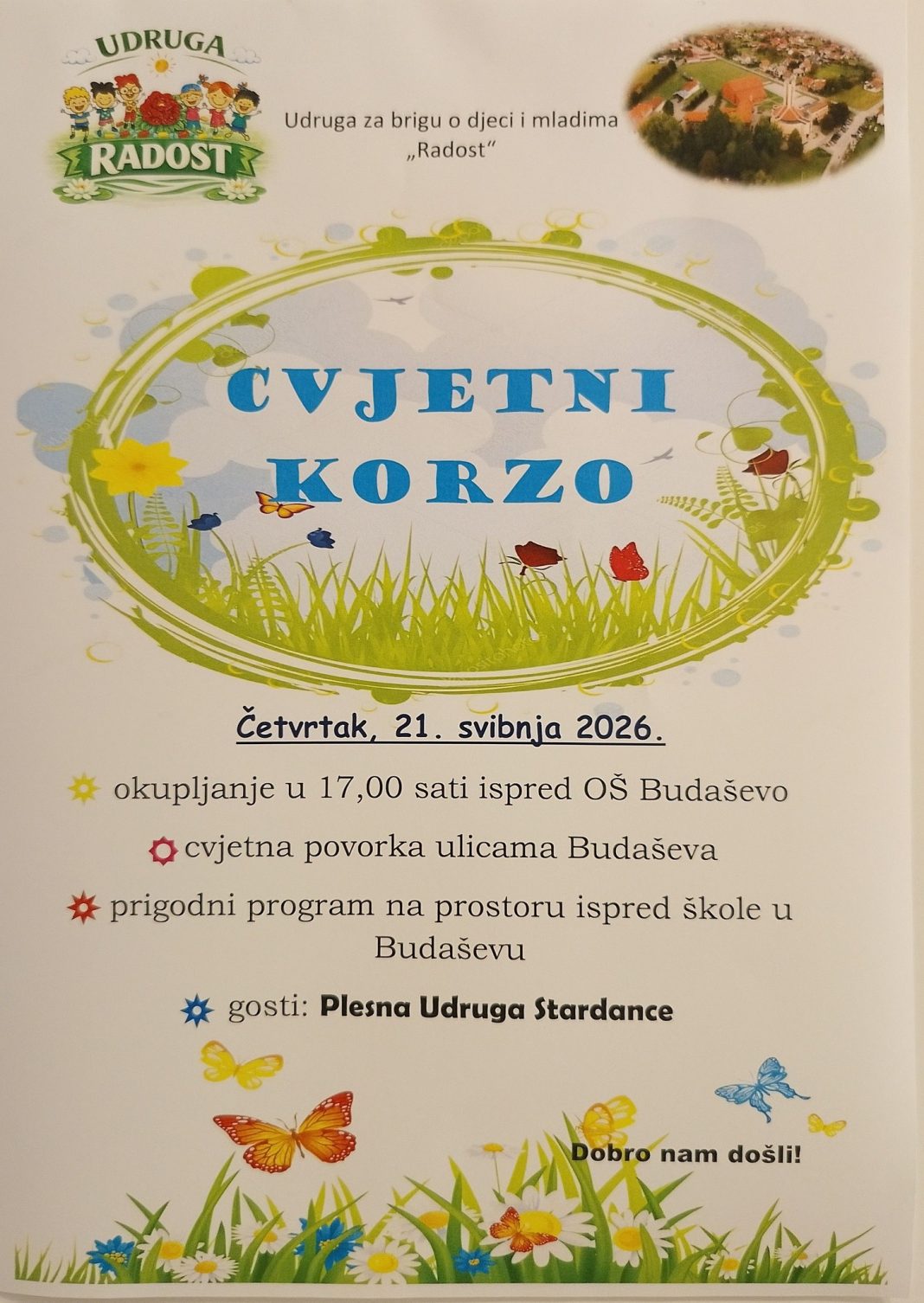 Cvjetni korzo u Budaševu Cvjetni korzo u Budaševu