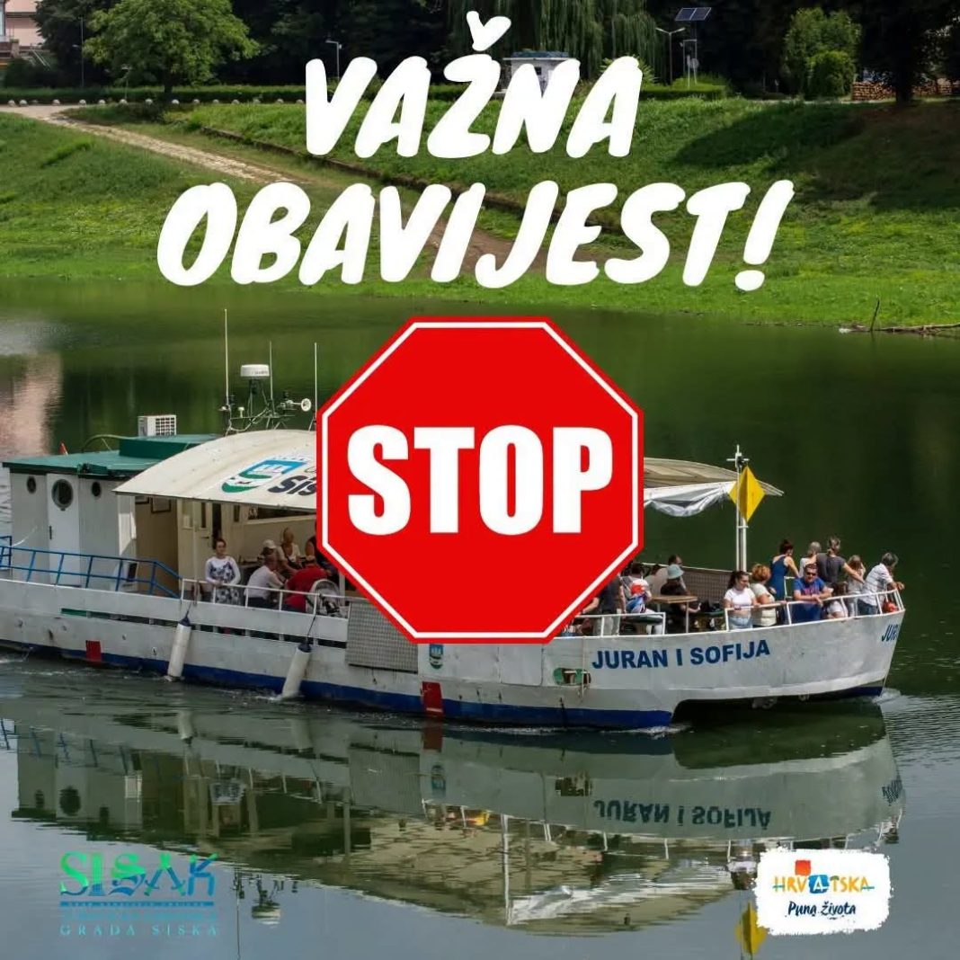 Brod Juran i Sofija privremeno obustavlja plovidbu Brod Juran i Sofija privremeno obustavlja plovidbu