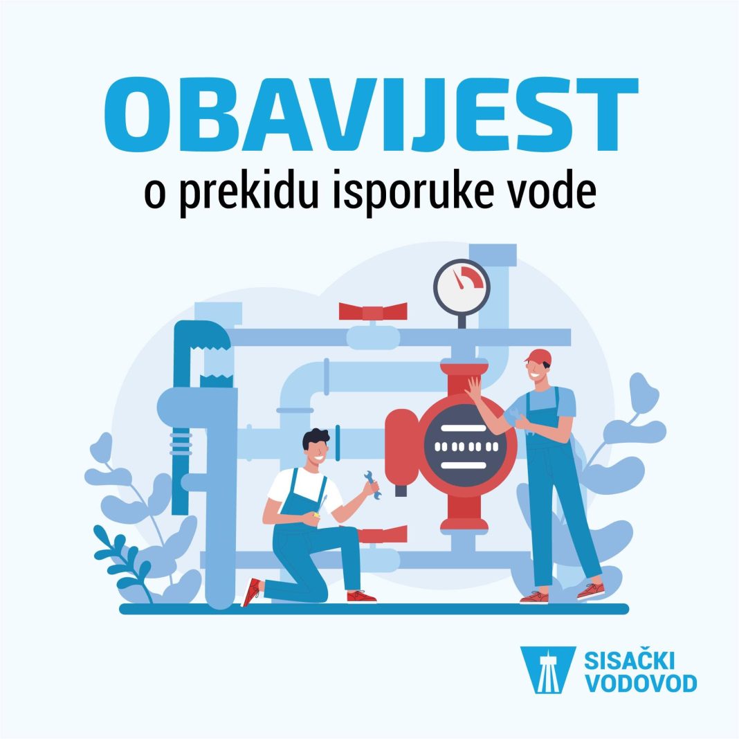 Obavijest o prekidu opskrbe pitkom vodom Obavijest o prekidu opskrbe pitkom vodom