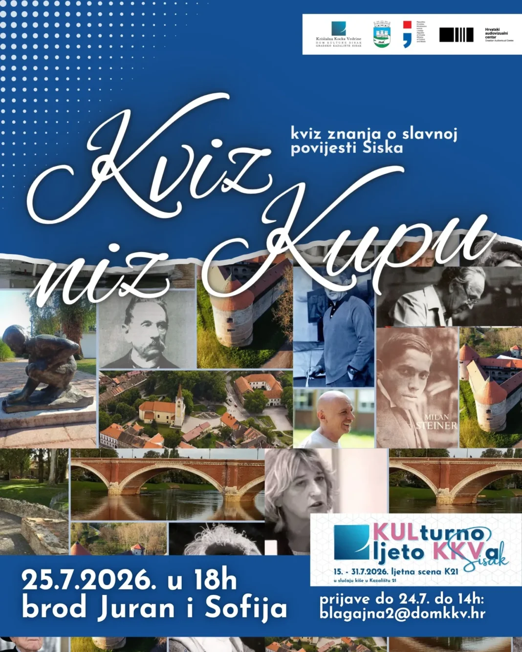 Uskoro “Kviz niz Kupu” – prijavite se i upoznajte Sisak na drugačiji način Uskoro “Kviz niz Kupu” – prijavite se i upoznajte Sisak na drugačiji način