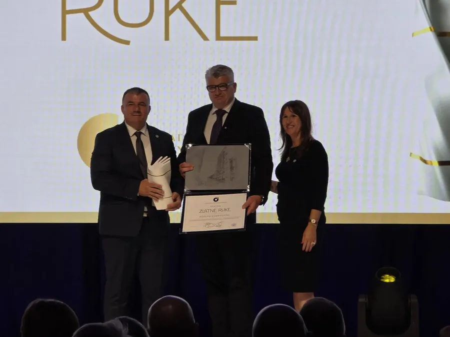 Adolfu Cvancigeru pripalo najviše priznanje Hrvatske obrtničke komore Adolfu Cvancigeru pripalo najviše priznanje Hrvatske obrtničke komore