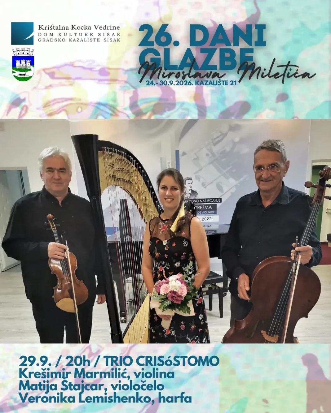 26. Miletićevi dani: Crisóstomo trio 26. Miletićevi dani: Crisóstomo trio