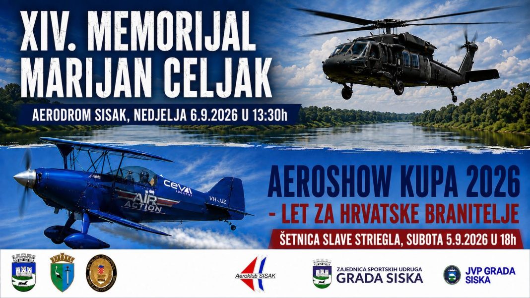 Ovog vikenda Aeroshow Kupa i XIV. Memorijalni aeromiting Marijan Celjak Ovog vikenda Aeroshow Kupa i XIV. Memorijalni aeromiting Marijan Celjak