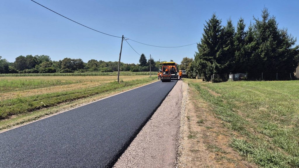 Završeni radovi na cesti u Brkiševini Završeni radovi na cesti u Brkiševini