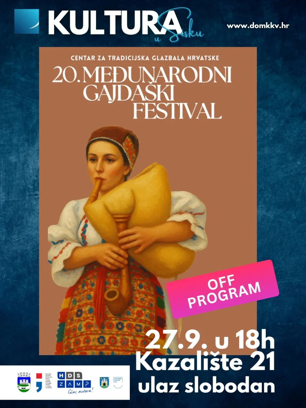 20. Međunarodni gajdaški festival u Kazalištu 21 20. Međunarodni gajdaški festival u Kazalištu 21