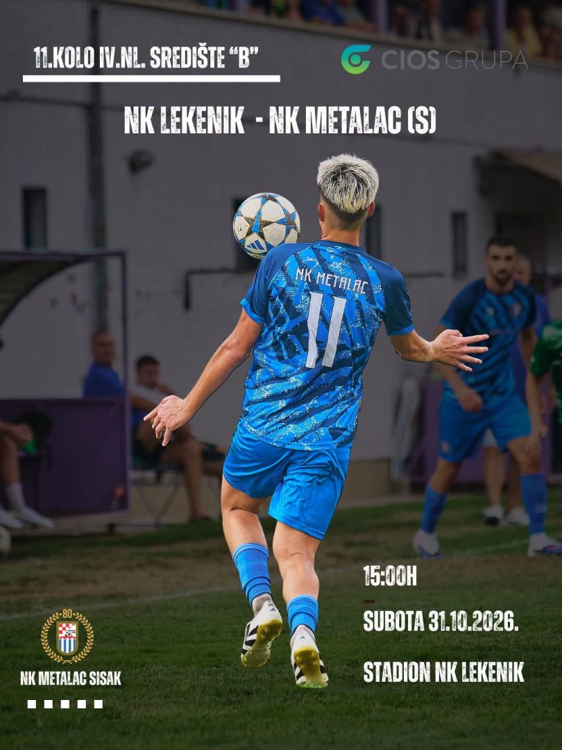 Plakat: NK Lekenik – NK Metalac
