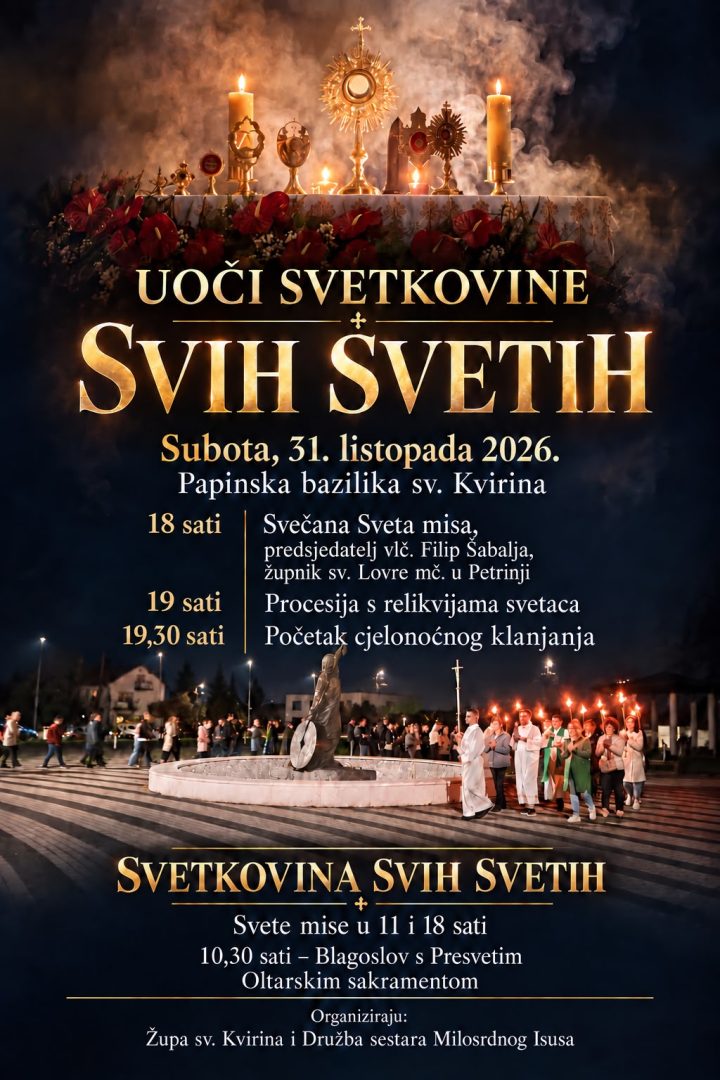 Plakat: Uoči svetkovine Svih svetih