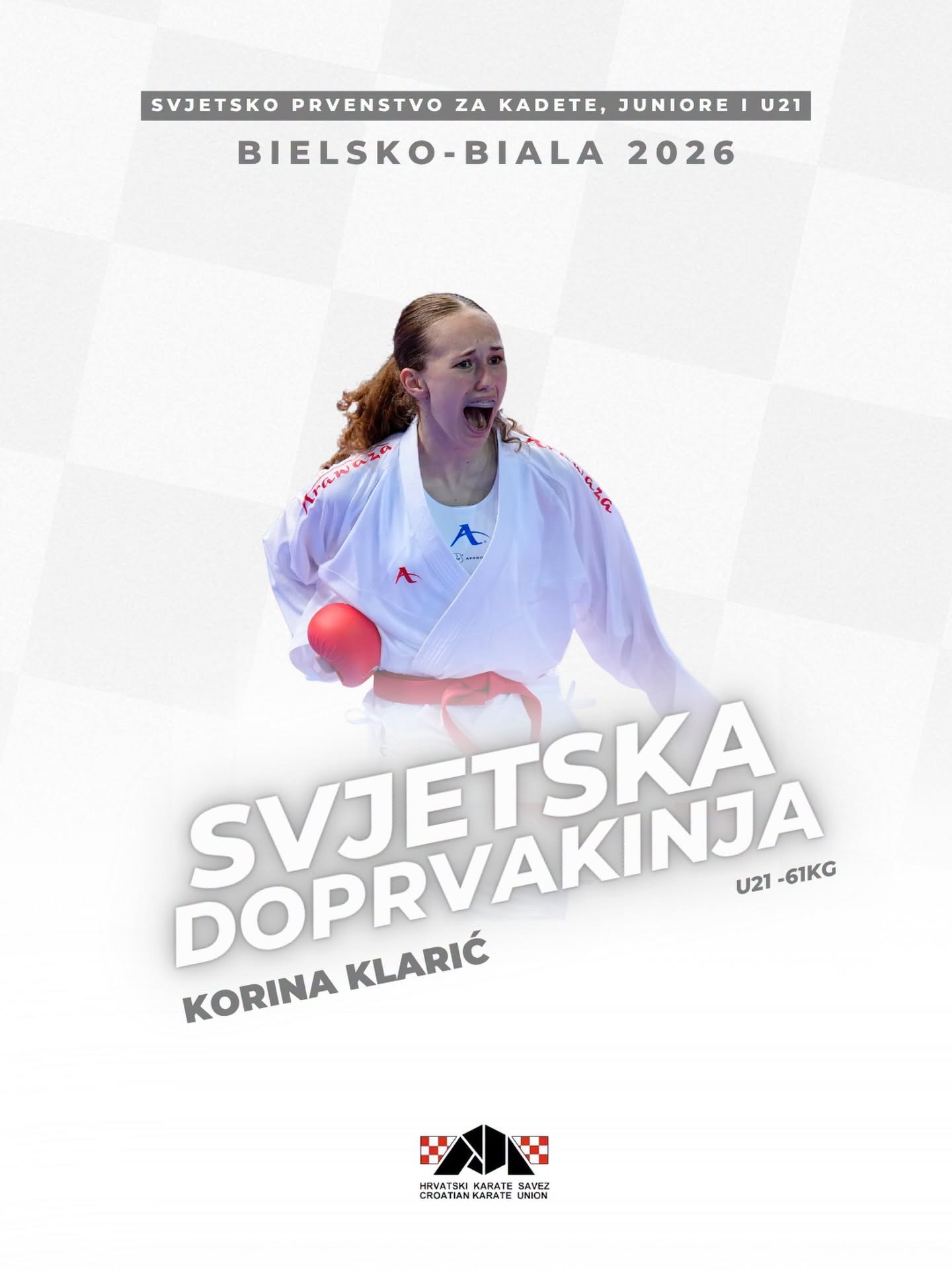 Korina Klarić srebrna na Svjetskom prvenstvu