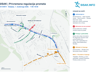Prometna regulacija za blagdan Svih svetih