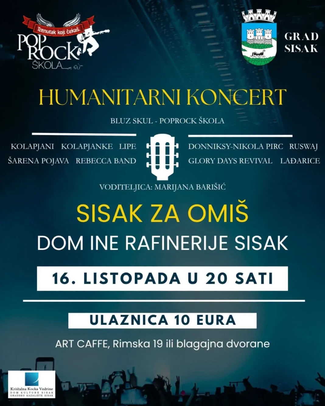 Humanitarni koncert “Sisak za Omiš” Humanitarni koncert “Sisak za Omiš”